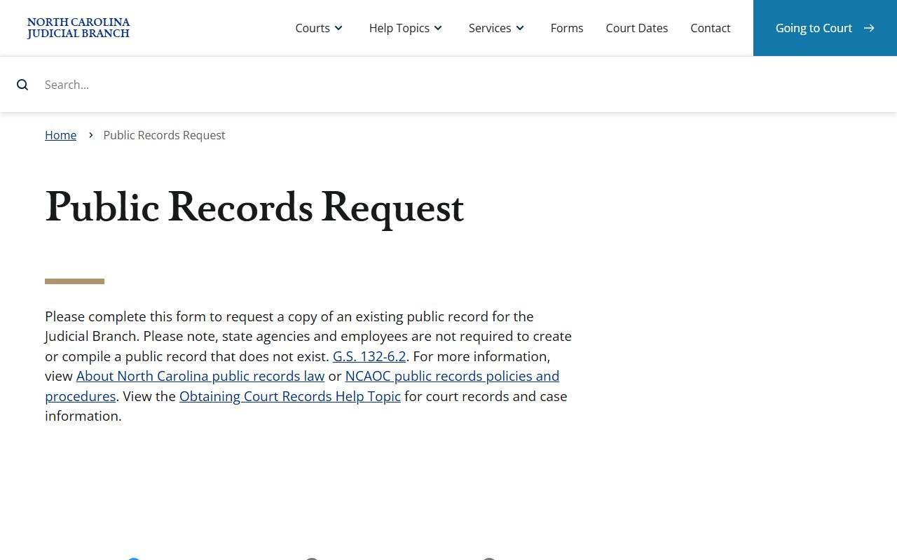 Watauga County court records public records request guidance