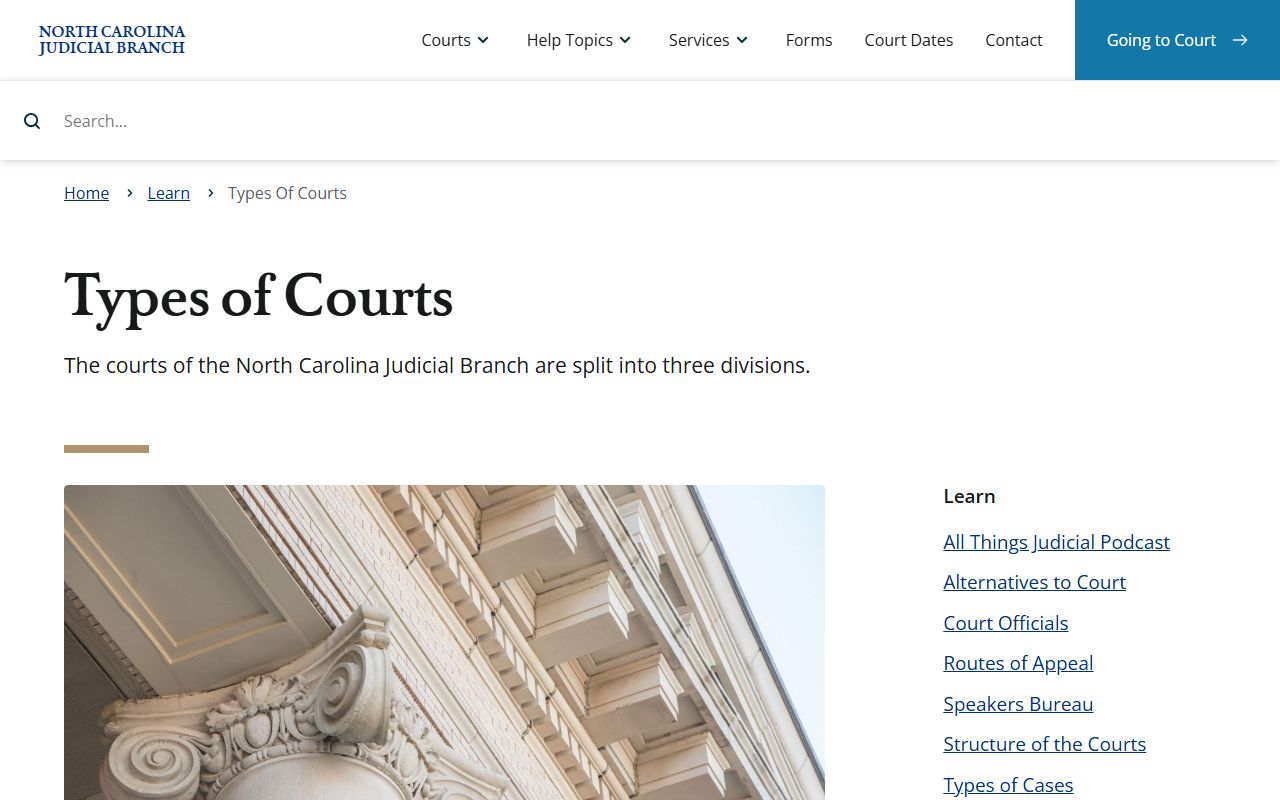 Watauga County trial court records and North Carolina court hierarchy