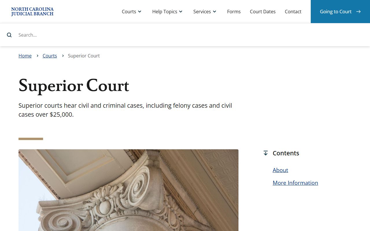 Watauga County Superior Court records and North Carolina Superior Court jurisdiction