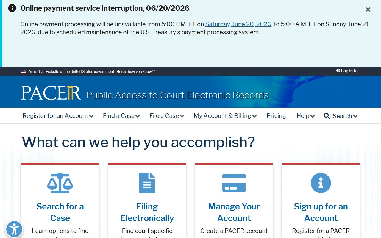 Watauga County federal court records and PACER search access