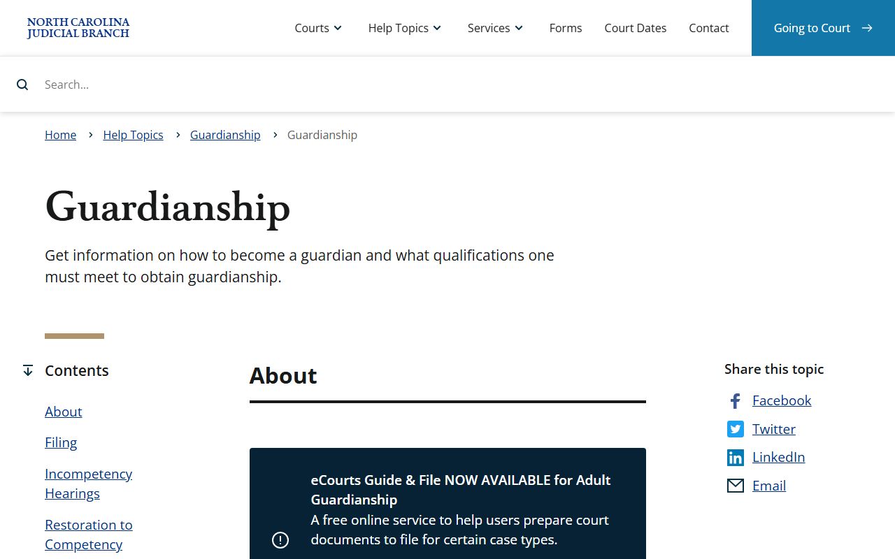 Watauga County probate records and North Carolina guardianship help topic